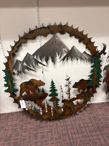 4’ Blade Metal Art